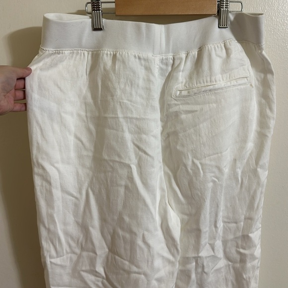 NWT Faherty Arlie White Casual Pants - Picture 3 of 4